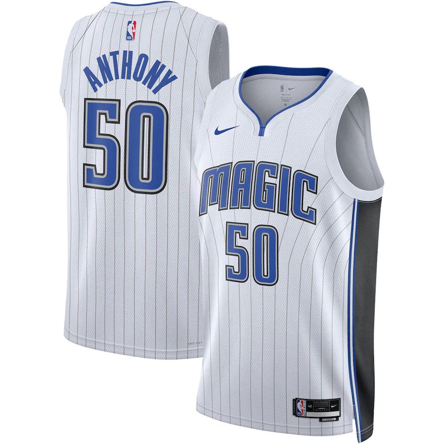 Men Orlando Magic #50 Cole Anthony Nike White Association Edition 2022-23 Swingman NBA Jersey->customized nba jersey->Custom Jersey
